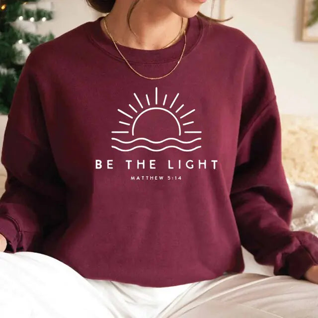 "Be The Light" Christian Sweatshirt