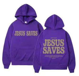 Jesus Saves Oversized Hoodie