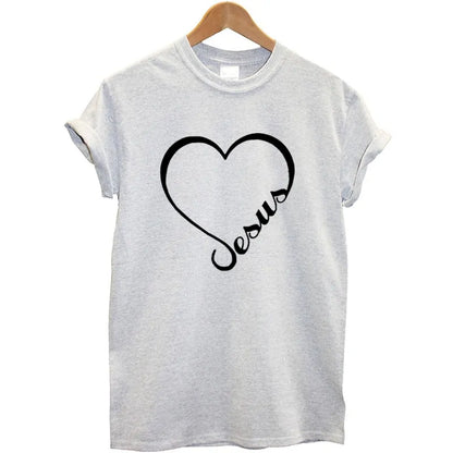 Love Heart Jesus Faith T-Shirt