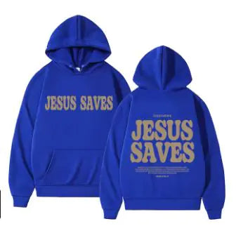 Jesus Saves Oversized Hoodie