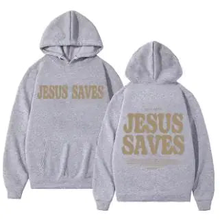 Jesus Saves Oversized Hoodie