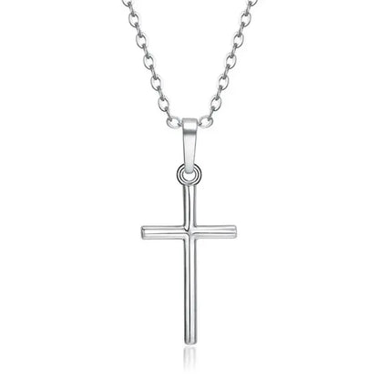 Crystal Cross Pendant Necklace